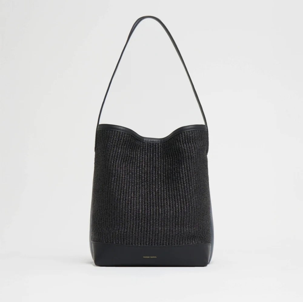 Mansur Gavriel Raffia Everyday Cabas Bag NWT